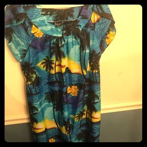 COPY - Royal Creations Hawaiiian mumu house dress